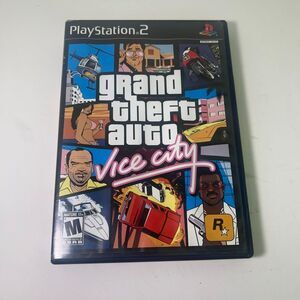 GTA Grand Theft Auto Vice City PS2 (PlayStation 2) Black Label CIB Complete